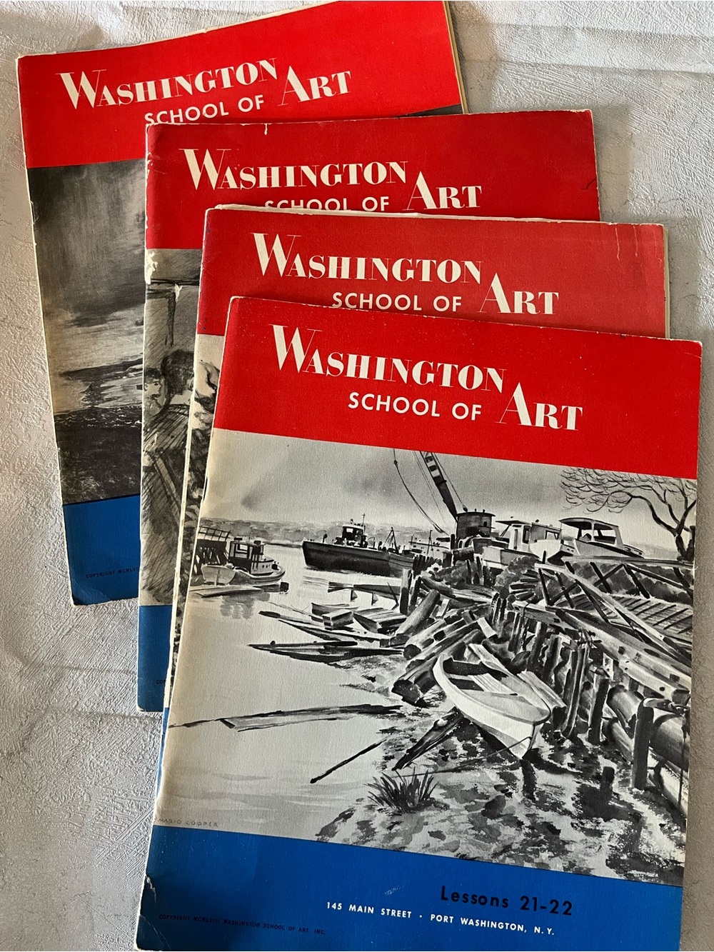 Washington School of Art - Vintage Lot of 4